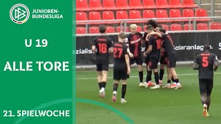 11 Tore in Wuppertal! – Leverkusen löst Schalke ab | Alle Tore A-Junioren Bundesliga Woche 21