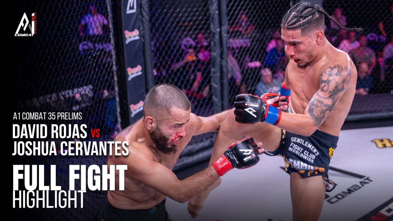 David Rojas vs Joshua Cervantes | Bantamweight Bout | A1 Combat 35 Prelims