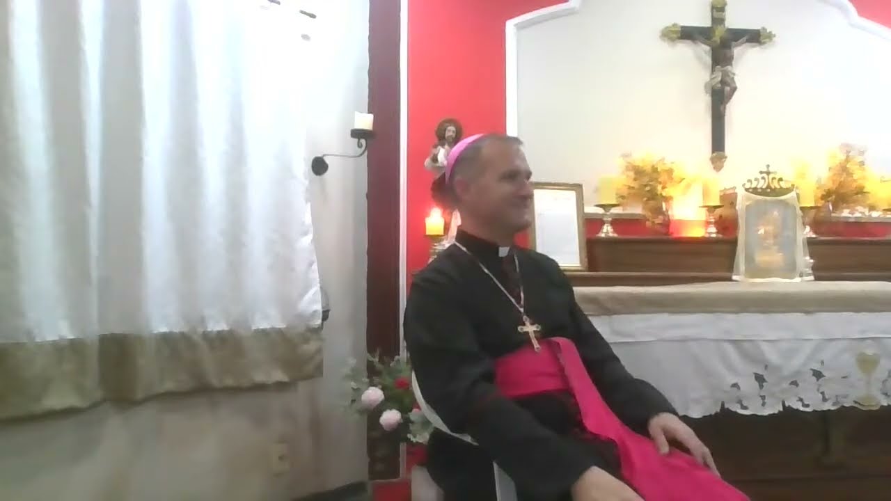 Live com Msr Pio Espina - Visita às Missões Cristo Rei - Brasil