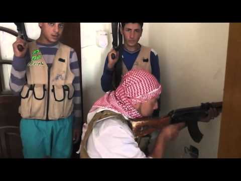 مقابلة مع عناصر  لواء المرابطين التابعة لجيش الإسلام في حي الرصافة في دير الزور