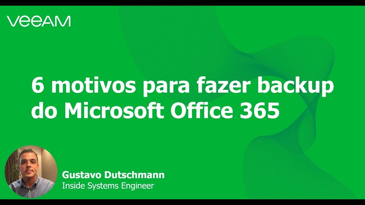Seis motivos para fazer backup do Microsoft Office 365 video