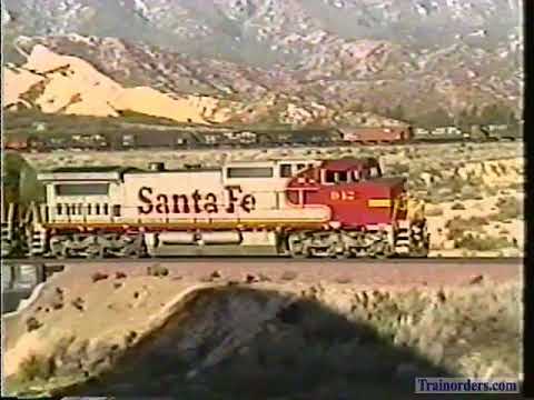 724Classic Railroad Series 724 - Action at Mormon Rocks, Cajon Pass April 11, 1996.