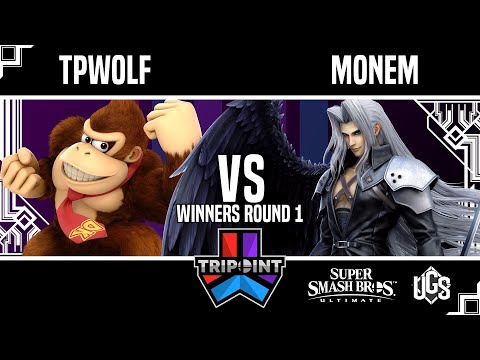 Tripoint Smash 173 - Winners Round 1 - TPWolf(Donkey Kong) Vs. Monem(Sephiroth)