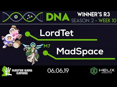 DNA 2.10 - LordTet (Ice Climbers) vs M7 | MadSpace (Palutena) - Winner's R3