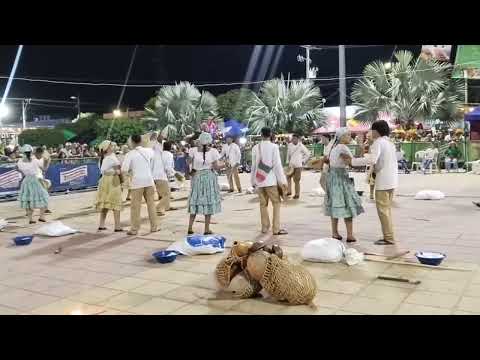 Danza el Maiz del de Astrea-Cesar, Festival de canciones Samuel Martinez La Loma-Cesar. 2024.