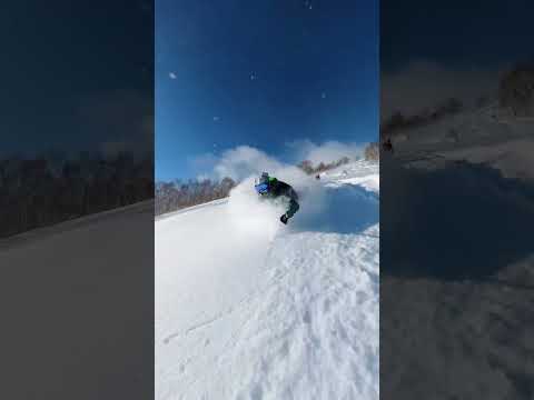 你见过这样的粉雪吗? #滑雪教練 #japow #snowboarding #niseko