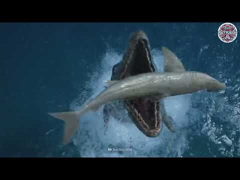 Ultimate Ocean Titans Clash: Megalodon vs Mosasaurus - Epic Prehistoric Battle