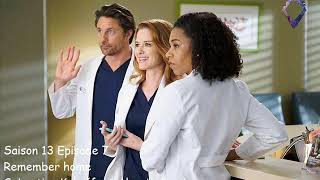 Grey&#39;s anatomy S13E07 - Remember home - Sebastian Kole (feat Alessia Cara)