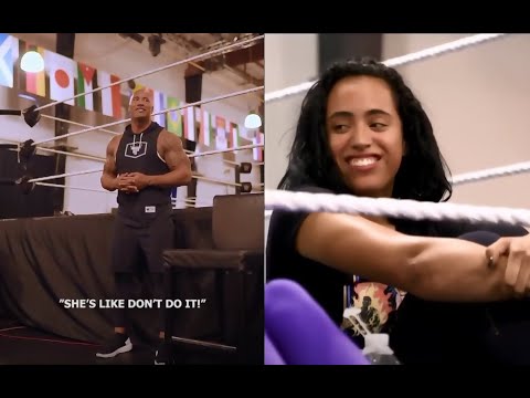 The Rock visits NXT The Performance Center | Simone Johnson 4th generation