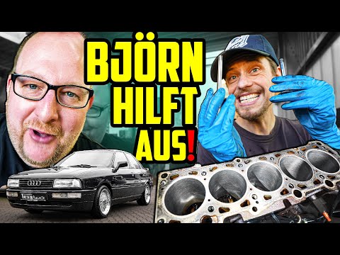 Björn HILFT aus! - Audi 90 Quattro 5 Zyl TURBO - Wir machen den Motor frisch!