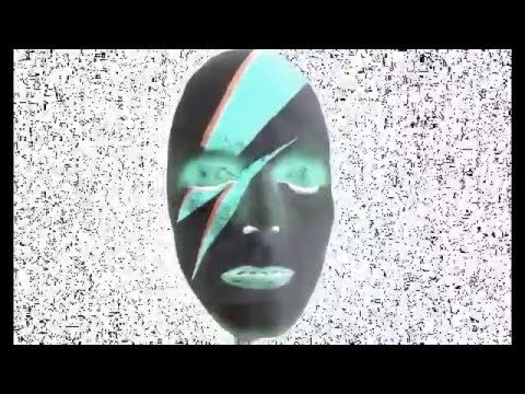 David Bowie's Aladdin Sane Painted Fine Art Life Mask