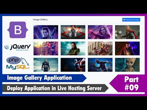 01 Image Gallery Application Using Bootstrap 5 jQuery PHP MySQL