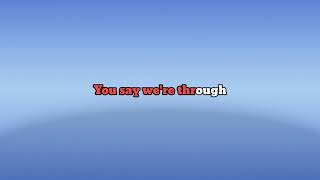 Tom Jones/Born To Lose/Karaoke No vocal