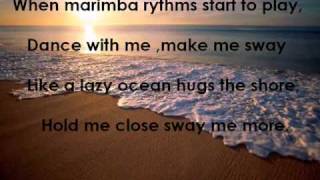 Glee- Sway Lyrics