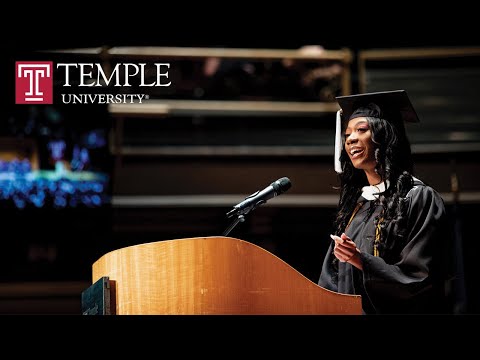 Naomi Amber Temple University 2019 Winter Graduation Speech