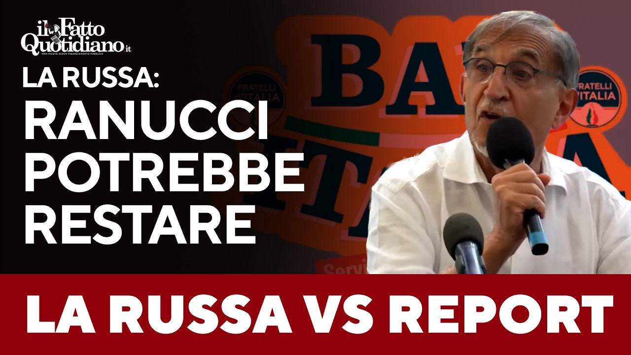 La Russa legge un attacco a Report e Ranucci, ma ammette: “Non so chi l’ha scritto”