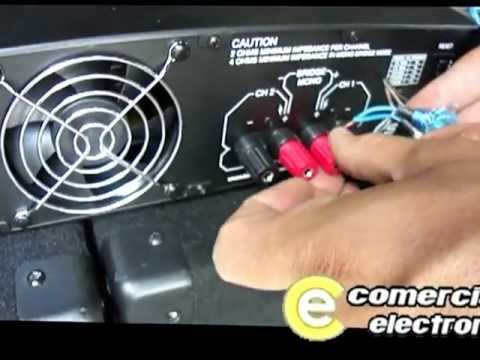 Video de conexión 2 subwoofers 18" mas amplificador mas cables comercialelectronica