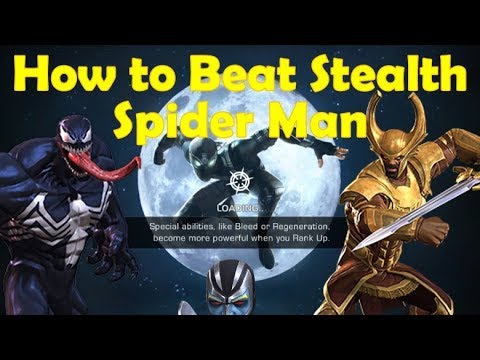 Tips to Beat Spider Man Stealth Suit - Phantasmagoria - Marvel: Contest of Champions