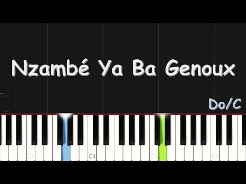 Ben Mavinga - Nzambé Ya Ba Genoux | EASY PIANO TUTORIAL BY Extreme Midi