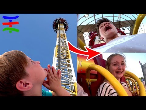 LIFE ON THE LIMIT! Chrissi's Horror Ride 😱 😁 TipTapTube Family 👨‍👩‍👦‍👦
