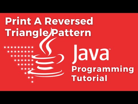 Java Program Print A Reversed Triangle Using For Loop Statements