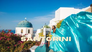 SANTORINI TRAVEL VLOG PART 1 l FLYING DRESS l BLACK SAND BEACH l ATV I OIA l CALDERA l NIGHTLIFE ..