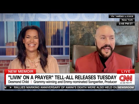 Desmond Child tells CNN he "burst into tears" when writing his Memoir