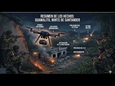 Asedio terrorista del Eln contra habitantes de Guamalito en El Carmen Norte de Santander