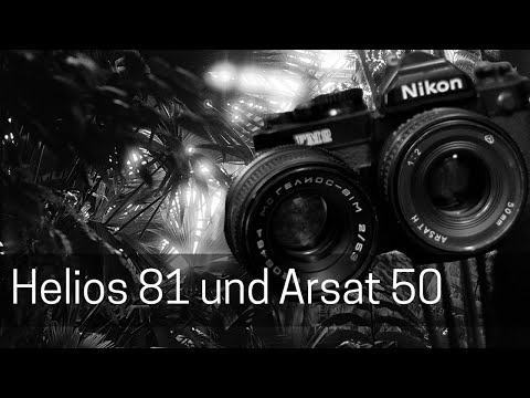 Helios 81 und Arsat H 50 - Sowjetische Objektive für Nikon-Kameras?