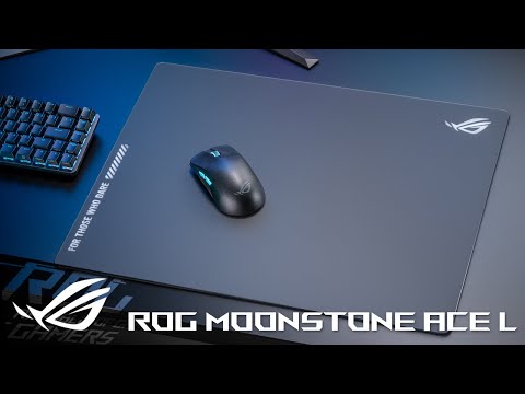 Игровая поверхность Asus ROG Moonstone Ace L Black (90MP03L0-BPUA00)