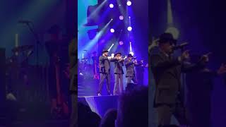 Michael Ball &amp; Alfie Boe with Megan Mckenna. Blues brothers medley Newcastle arena 15/12/2021