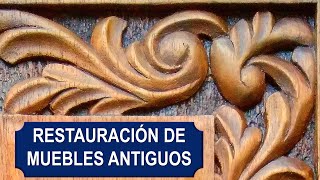 Cómo restaurar muebles de madera antiguos
