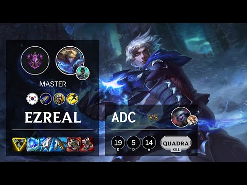 Ezreal ADC vs Tristana - KR Master Patch 11.24