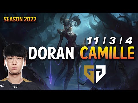 Gen Doran CAMILLE vs MAOKAI Top - KR Ranked