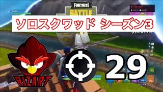 【FORTNITE】RIZART SEASON3 SOLO SQUAD 29KILL HIGHLIGHT