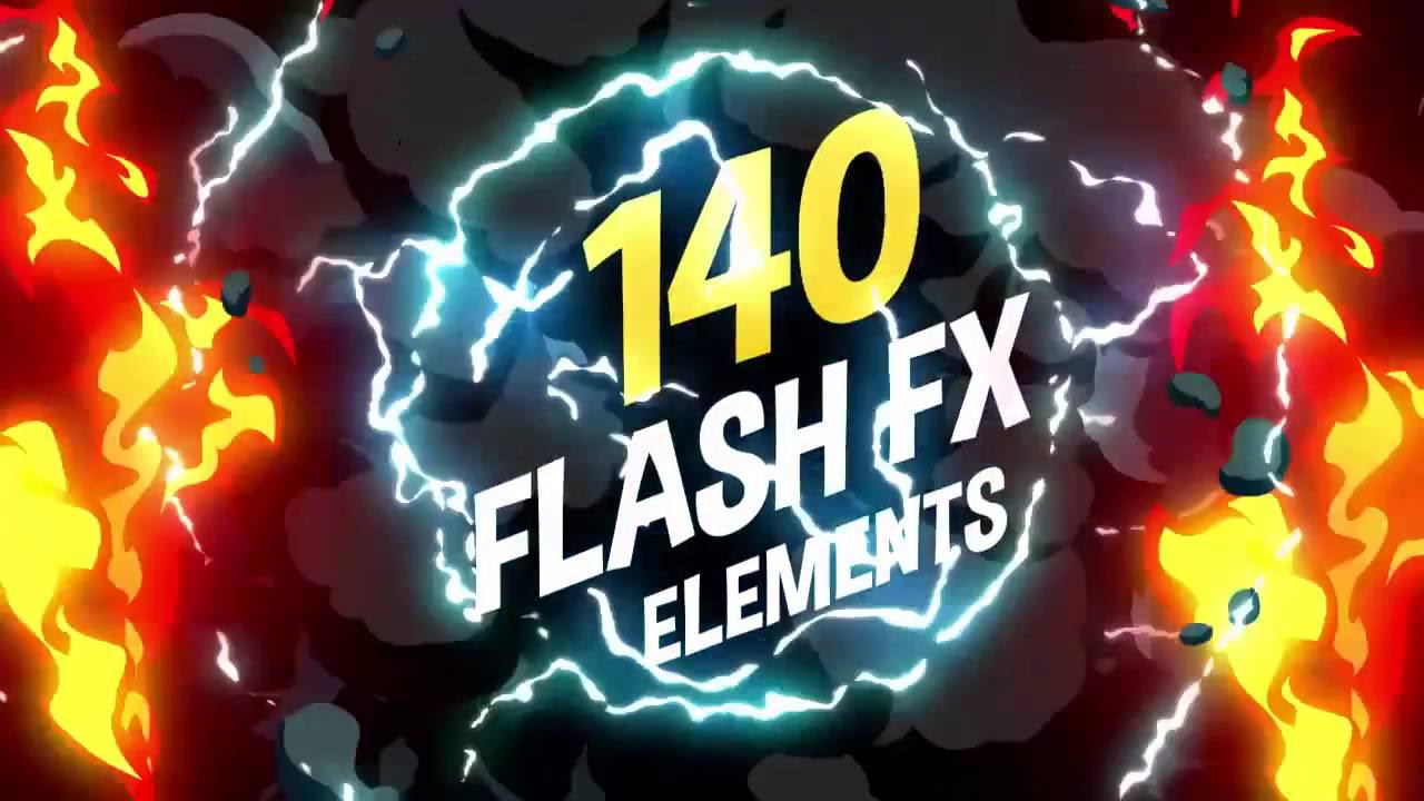 After Effects Templates 140 Flash FX Elements