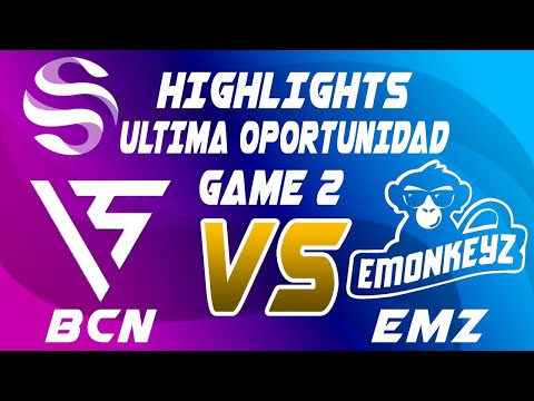 BCN Squad vs eMonkeyz Game 2 highlights - LEAGUE OF LEGENDS - SUPERLIGA ULTIMA OPORTUNIDAD