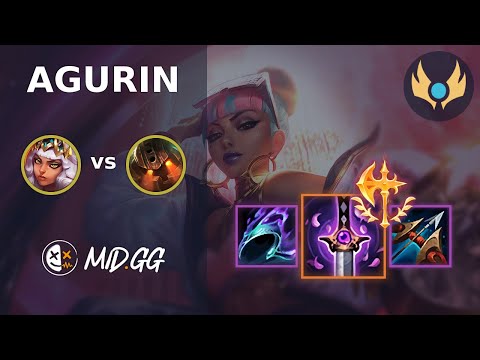 MID.GG: [ agurin ] Qiyana JUNGLE vs Nautilus | EUW CHALLENGER | LOL Season 2025