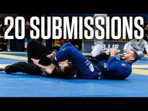 20 Submissions From The Black Belts At IBJJF Euros