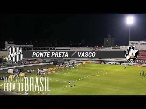 Gols - Ponte Preta-SP 0 x 2 Vasco-RJ - Copa do Brasil 2014 - 23/07/2014