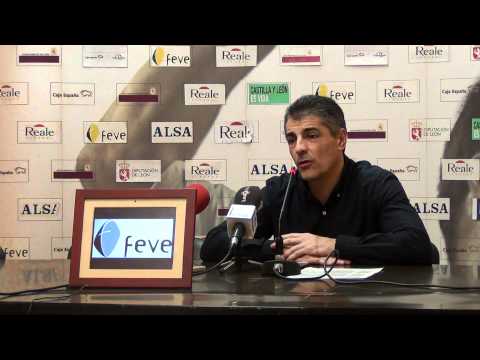 Rueda de prensa Reale ADEMAR León - Academia Octavio 23/11/11 Venio Losert Isidoro Martínez