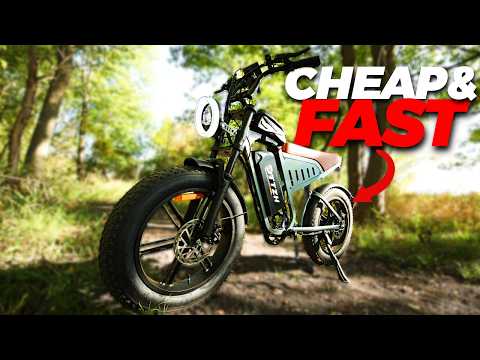 DTTZH F6S 2000W Electric Bike for Adults with Rack, Moped Style Ebikes for Adults, 750W Motor E Motorcycle, 20" x 4" Fat Tire E Bikes, 48V 25Ah Battery UL 2849 Certified (Black) video review thumbnail