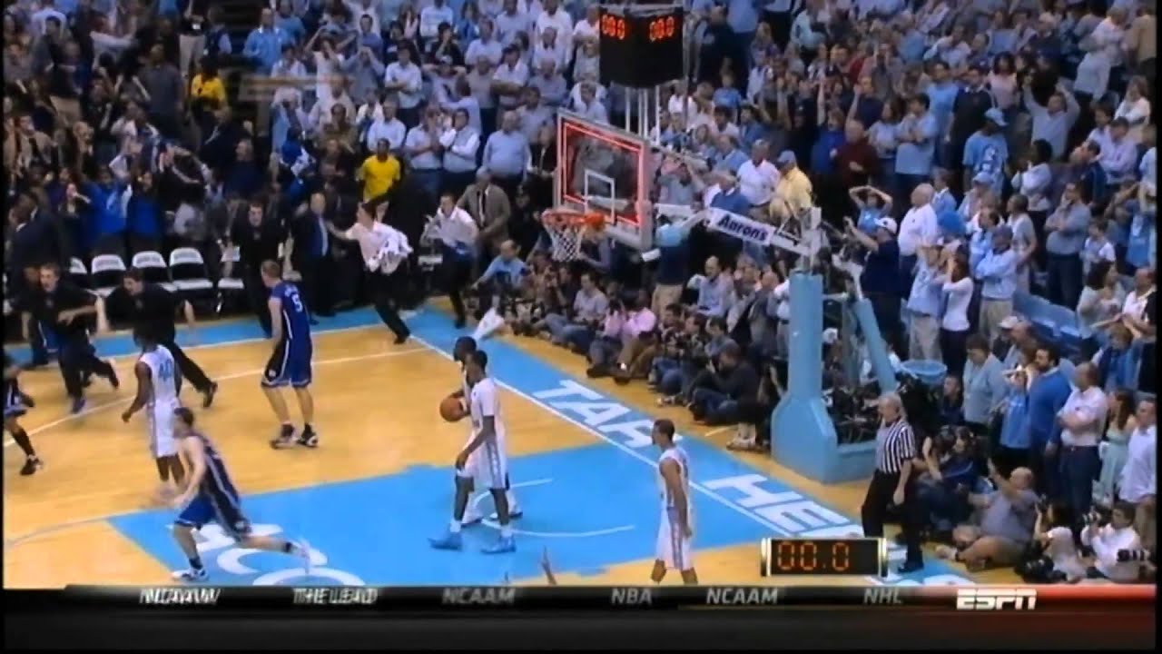 [2.8.12] Austin Rivers - Game Winning Three Pointer Vs North Carolina