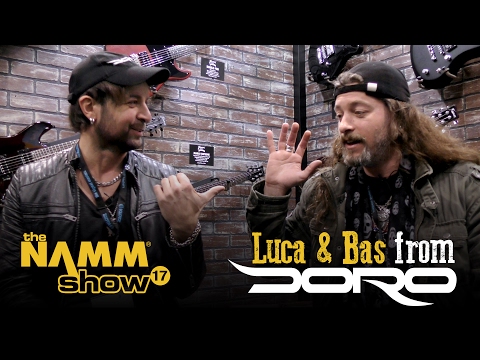 Luca & Bas from Doro at NAMM Show 2017