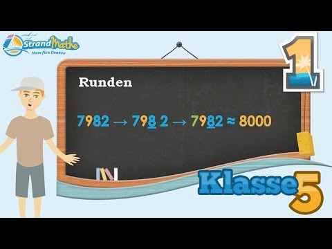 Runden von Zahlen üben || Klasse 5 ★ Übung 1