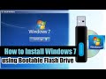 Installing Windows 7 Using Bootable Flash Drive Tagalog Version