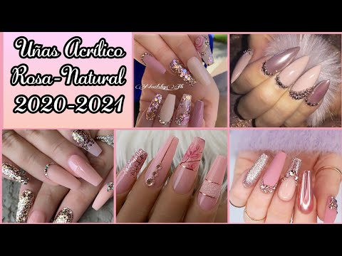 TENDENCIA DE UÑAS 2O21 ROSA-NUTURAL 2021/PINK NAIL/FASHION NAIL 2020 PINK/LOS MEJORES DISEÑOS UÑAS💅