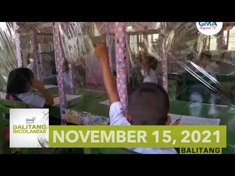 Balitang Bicolandia: November 15, 2021
