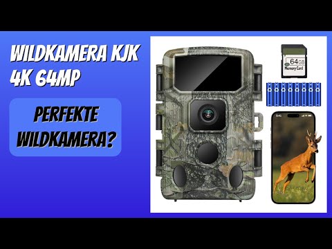BEWERTUNG (2025): Wildkamera KJK 4K 64MP. WESENTLICHE Einzelheiten