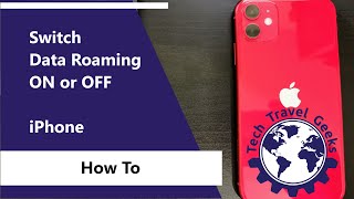 How To Switch Data Roaming ON or OFF on iPhone - Avoid Roaming Charges